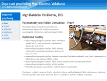 Tablet Screenshot of dopravnipsycholog.net